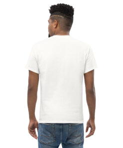 Alternative view of RL XIII Black Boxed Rugby League Chevron on White T-Shirt