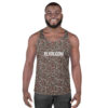 RL XIII Rugby League Tank Top Singlet with Maori Art Pattern and Text Logo on sale