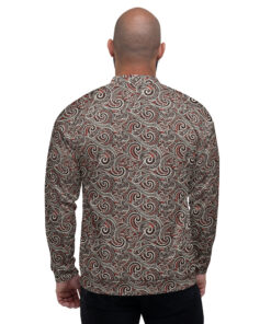 Alternative view of RL XIII Maori Pattern Bomber Jacket