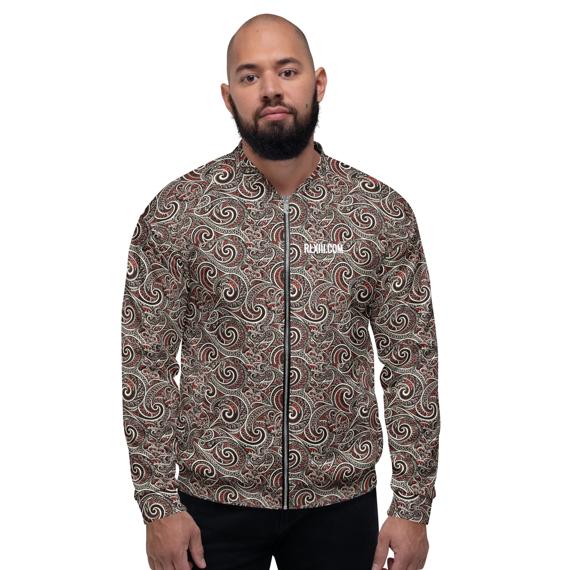 RL XIII Maori Pattern Bomber Jackets on sale