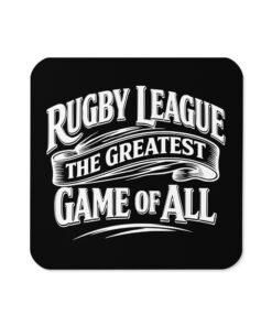 RL XIII Greatest Game of All Cork-back Coaster