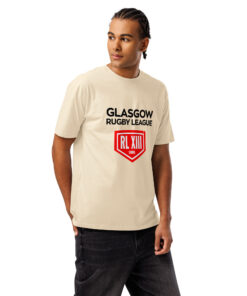 RL XIII Glasgow Rugby League Formal Text Style T-Shirt
