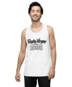 RL XIII Rugby League Since 1895 White Tank Top Singlets on sale