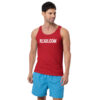 RL XIII Text Logo Red Tank Top Singlets on sale
