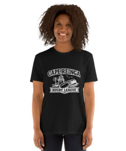 Alternative view of RL XIII Cape Reinga Rugby League Black T-Shirt