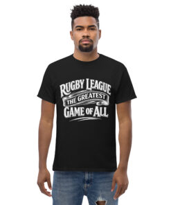 RL XIII Rugby League – Greatest Game of All Design 1 Black T-Shirt