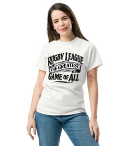 RL XIII Rugby League - Greatest Game of All Design 1 White T-Shirt