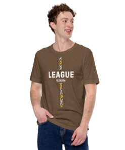 RL XIII Heather Brown Stylised League Casual T-Shirts on sale