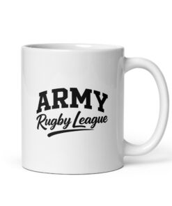 RL XIII Army Rugby League White Glossy Mug