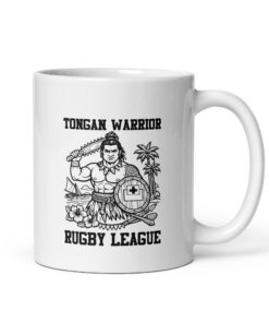 RL XIII Tongan Warrior Rugby League White Coffee Mugs on sale